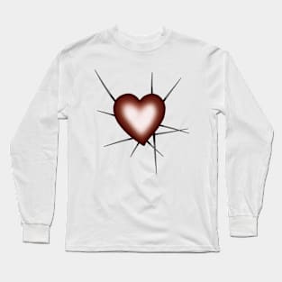 heart with thorns Long Sleeve T-Shirt